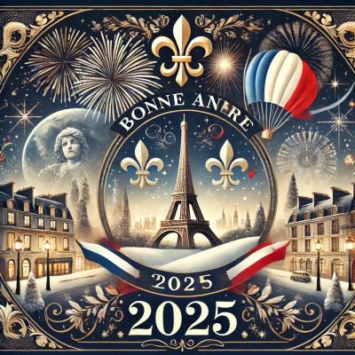 Bonne Année 2025 vous souhaite le Registre Central des Dettes de France !